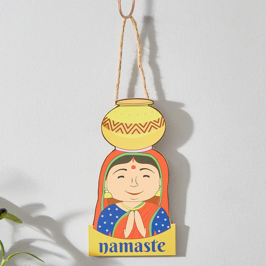 Wooden Printed Wall Hanging
